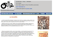 Desktop Screenshot of galeriaorfila.com